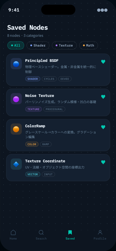 Flux — Blenderノードクイックリファレンス (3/3)